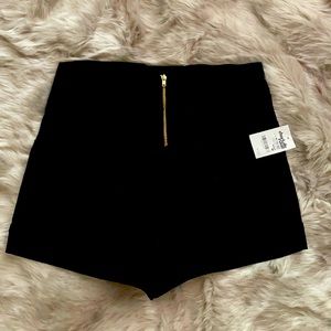 Medium black high waisted shorts